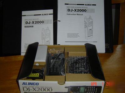 Alinco dj-X2000 intelligent receiver/scanner unblocked