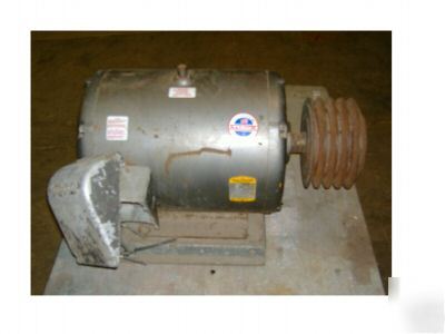 Baldor 40 hp 3 phase motor- a monster bargain.