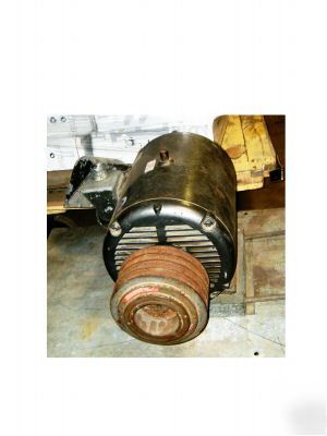 Baldor 40 hp 3 phase motor- a monster bargain.