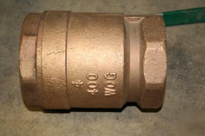 Ball valve by watts 4'' 