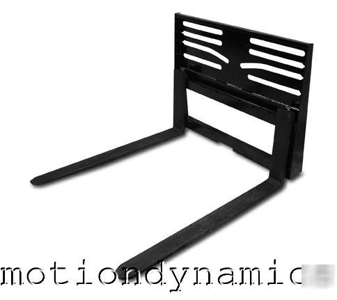 Bobcat skid steer loader pallet forks/frame attachment 