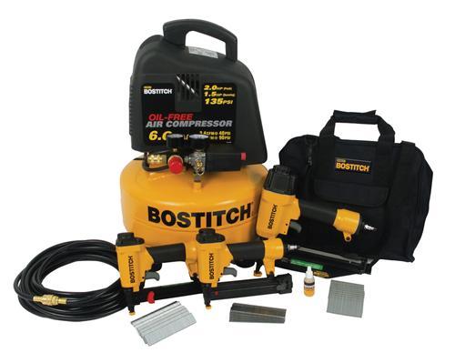 Bostitch air tool compressor finish brad nailer stapler