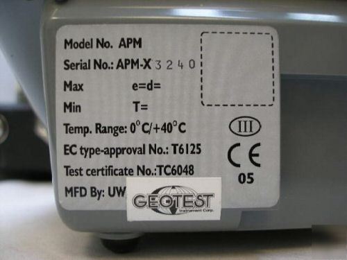 Humboldt h-4734D, digital concrete field scale, _62833