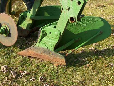 John deere #44 h two bottom plow