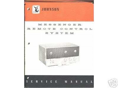 Johnson messenger remote control system service manual 