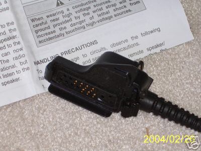 New motorola NMN6191C noise cancel microphone HT1000