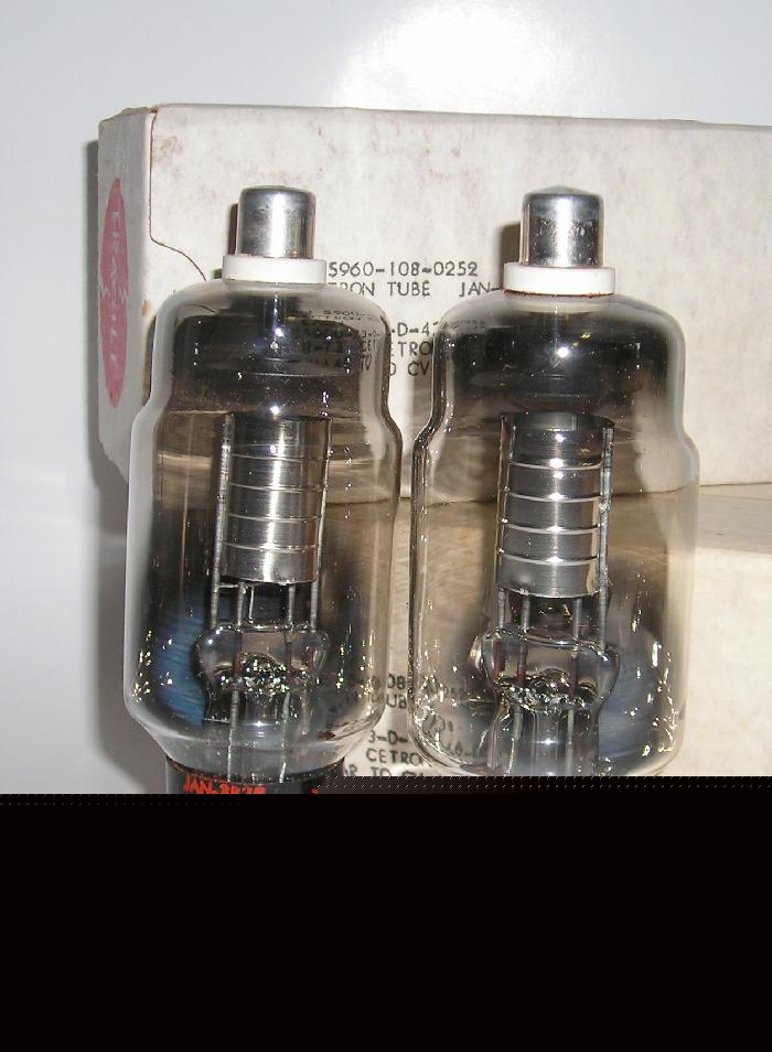 New pair old stock cetron 3B28 high power rectifiers