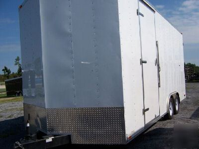 Used 8.5X20 enclosed trailer e-track & 8' interior tall