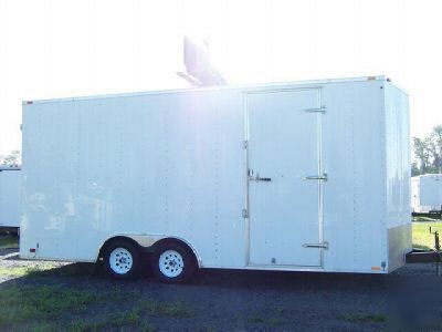 Used 8.5X20 enclosed trailer e-track & 8' interior tall