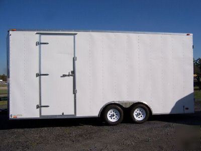 Used 8.5X20 enclosed trailer e-track & 8' interior tall