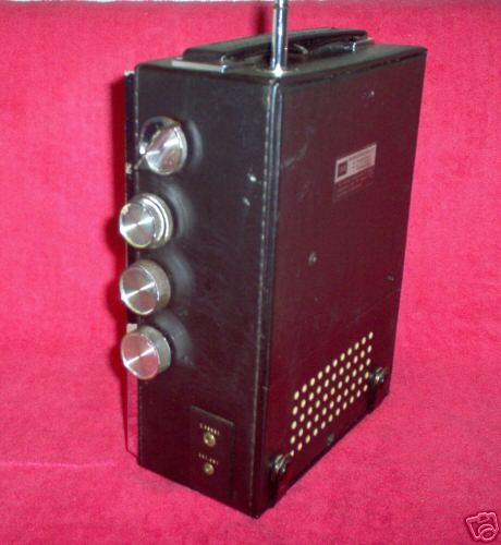 Vintage airline transistor shortwave marine band radio