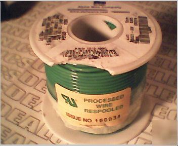 1 teflon alpha 5858100 grn mil spec hook up wire awg 16