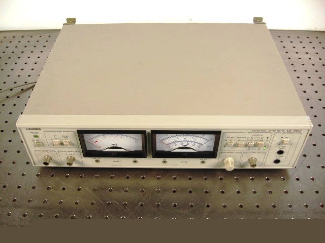 A27113 leader LE1852 cd/cd-rom jitter meter