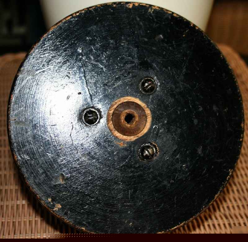 Antique wood industrial cable or textile spool 8
