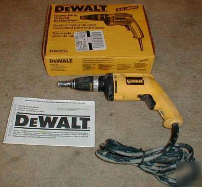 Dewalt DW255 6A heavy-duty drywall screwdriver gun
