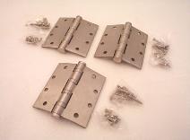 Heavy ball bearing security door hinges stainless 3SETS
