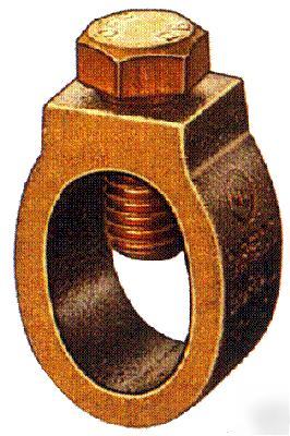 Heavy duty ground rod acorn clamp, 3/4