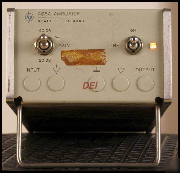 Hp hewlett packard 465A amplifier