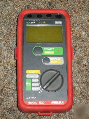 Lem norma handy iso insulation tester w/ rubber cover