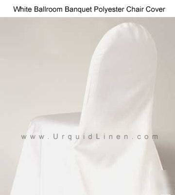 New 350 white standard banquet chair cover- weddings