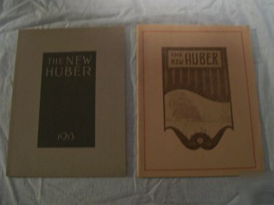 New the huber 1913 and 1914 books stemgas nice