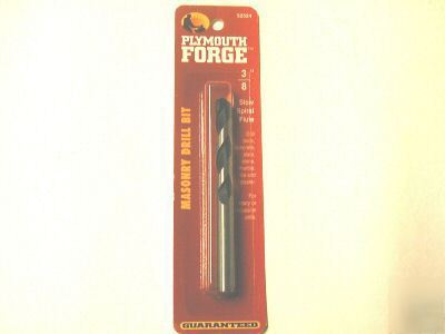 Plymouth forge masonry drill bit nip 3/8 free shipping