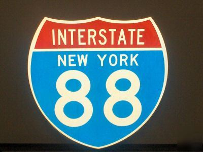 Road signs, street, route,interstate,highway ny 88