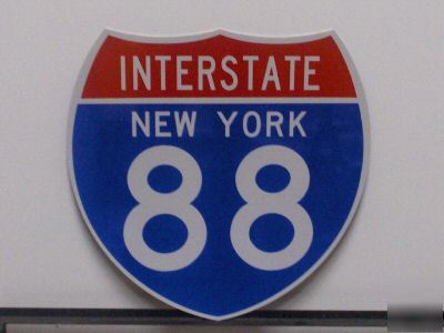 Road signs, street, route,interstate,highway ny 88