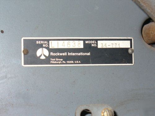 Rockwell industrail delta professional table saw 10