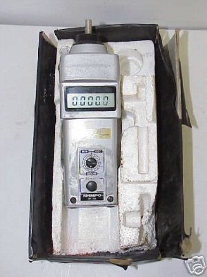 Shimpo dt-105 handheld tachometer