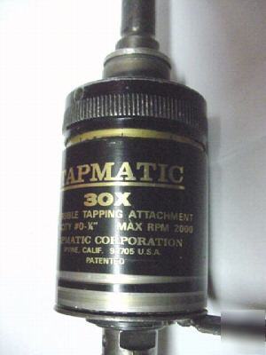 Tapmatic 30X reversible tapping head,0-1/4
