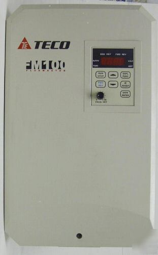 Teco FM100 ac inverter 15 hp 200-230V 3-phase w/manual