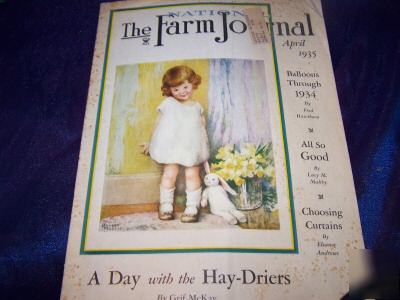 Vintage the national farm journal apr '35 great old ads