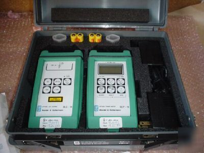 Wandel goltermann fiber optic power meter & optical led