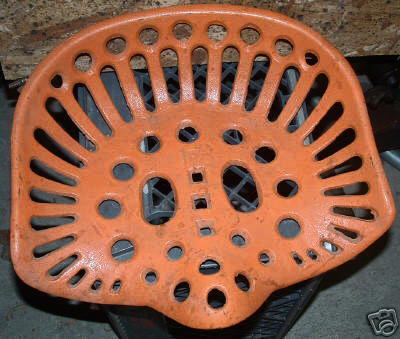 Western cast iron tractor seat #18 vgc, horse drawn too