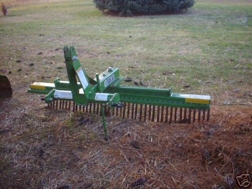 2006 john deere 4520 4X4 tractor 7 implement attachment