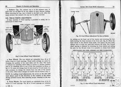 Ford tractor model 8N operator's manual