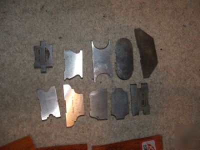 Kity spindle moulder blades approx 20