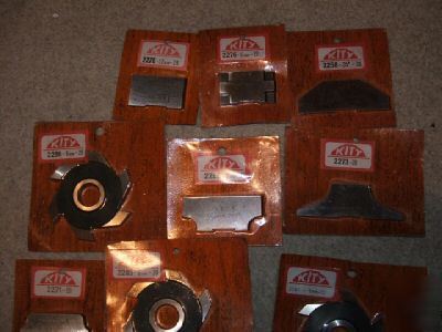 Kity spindle moulder blades approx 20