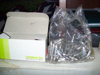 Littlefuse inc. 3AG 4A slo-blo cartridge fuses X100