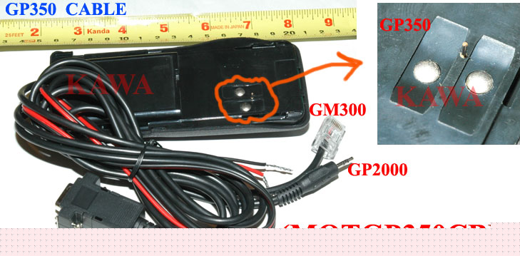 New programming cable for motorola GP350 & mobile radio 