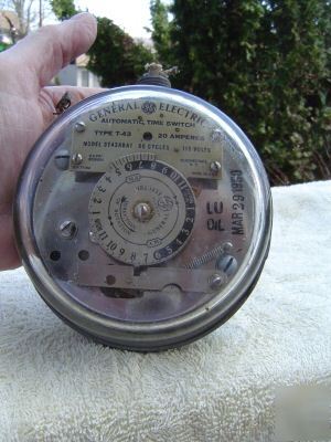 Old general electric time switch