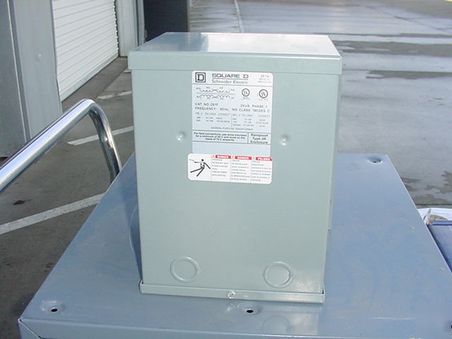 Square d transformer 2S1F 480/240 to 240/120 2KVA