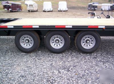 2007 3 axle gooseneck equipment trailer-20' plus 5' hd