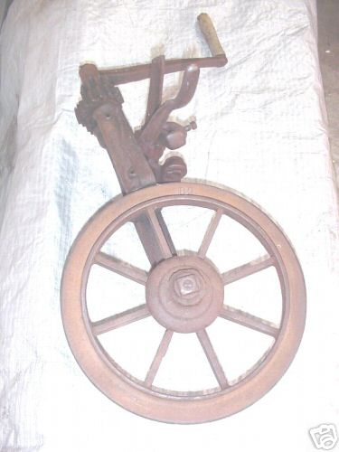 Disc sharpener - hit miss gas steam stationary engine