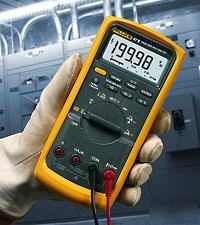 Fluke 87V 87 v true rms multimeter with temperature 