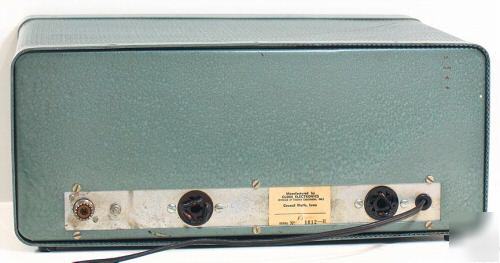 Globe chief deluxe transmitter 80-10 working w/manual