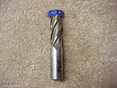 Misc. endmills and countersink hss & cobalt (used)