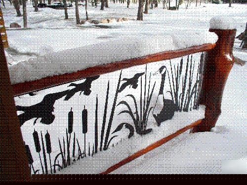 Naturerails balcony, deck or stair railing - 6FT bear