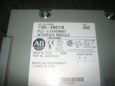 New allen bradley plc-5 system with i/o modules ** **